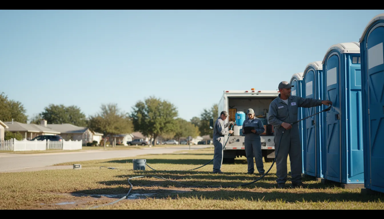 Long-Term Portable Toilet Rental in Vera, OK near me